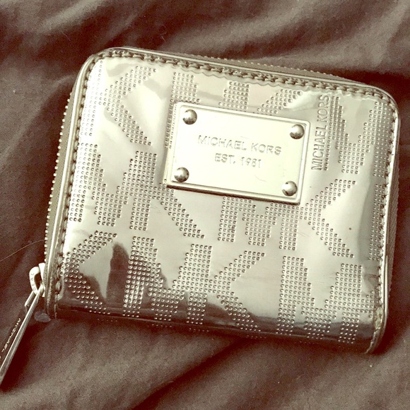 silver mk wallet
